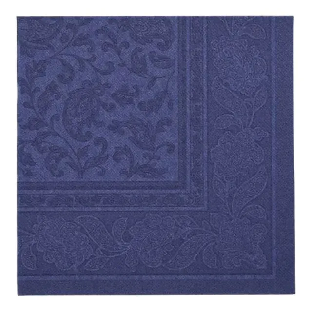 das-kost-mland-ornaments-servietten-dunkelblau-50-stk-40x40 image 1