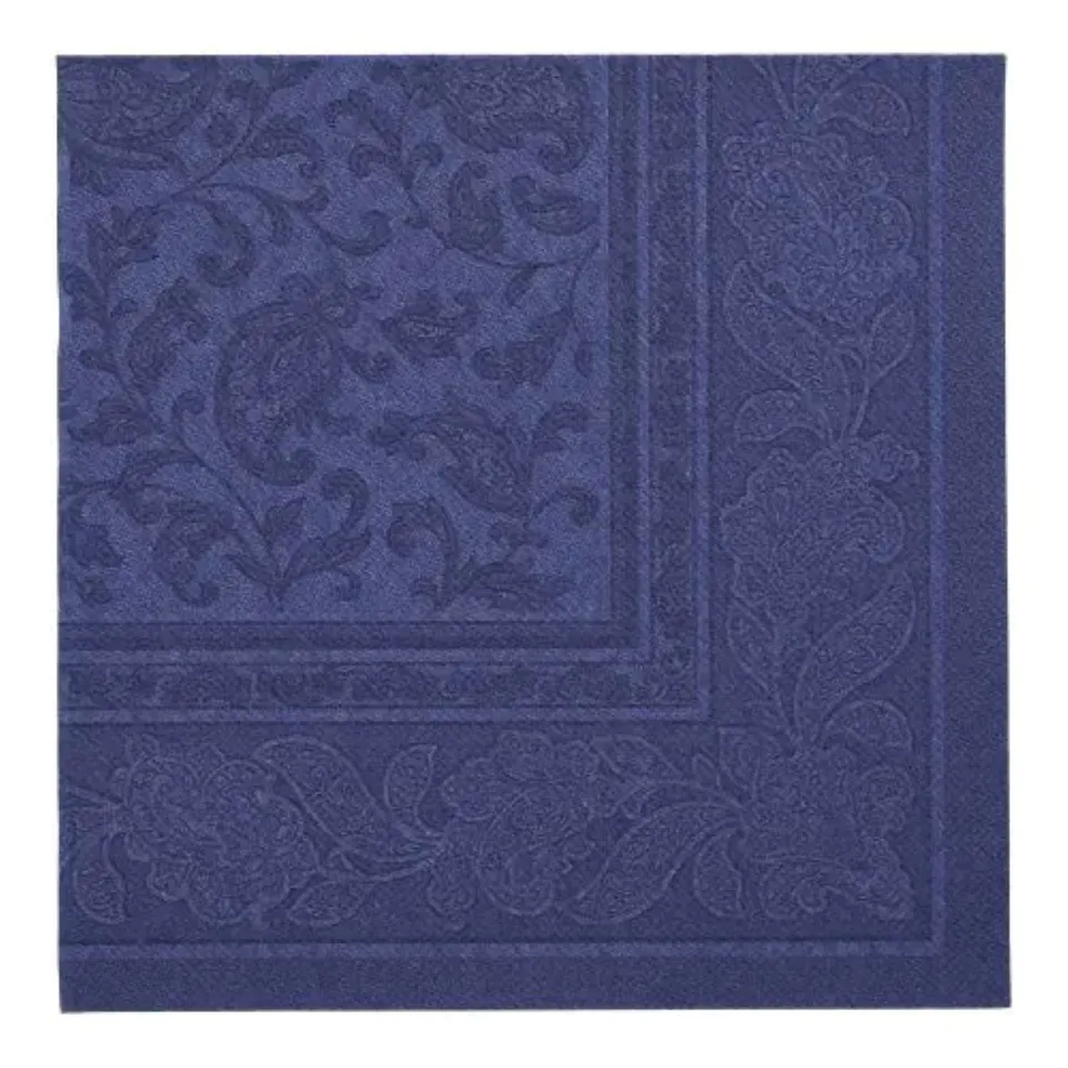das-kost-mland-ornaments-servietten-dunkelblau-50-stk-40x40 image 1