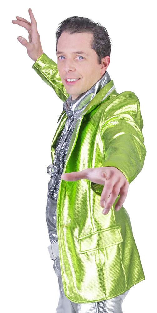 das-kost-mland-herren-disco-fever-metallic-jacke-neongr-n-52-54 image 3