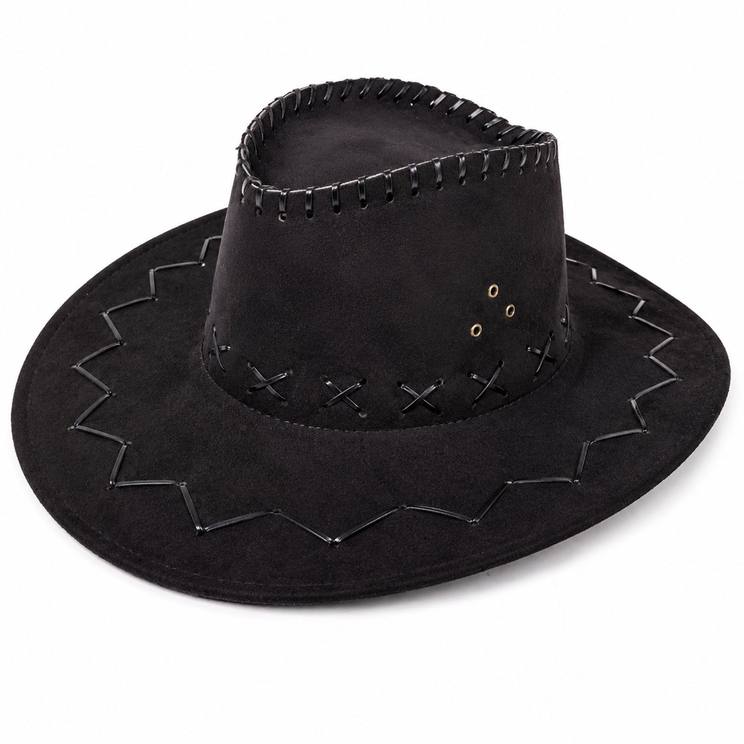 das-kost-mland-accessoires-cowboyhut-kinder-western-hut-schwarz image 1