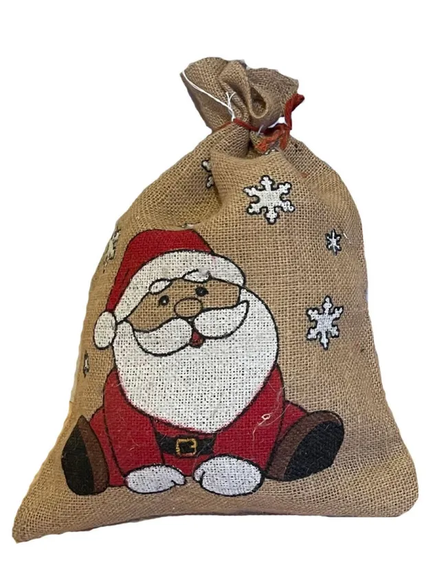 riffelmacher-nikolaus-jutesack-s-er-santa-25x35-cm-natur image 1