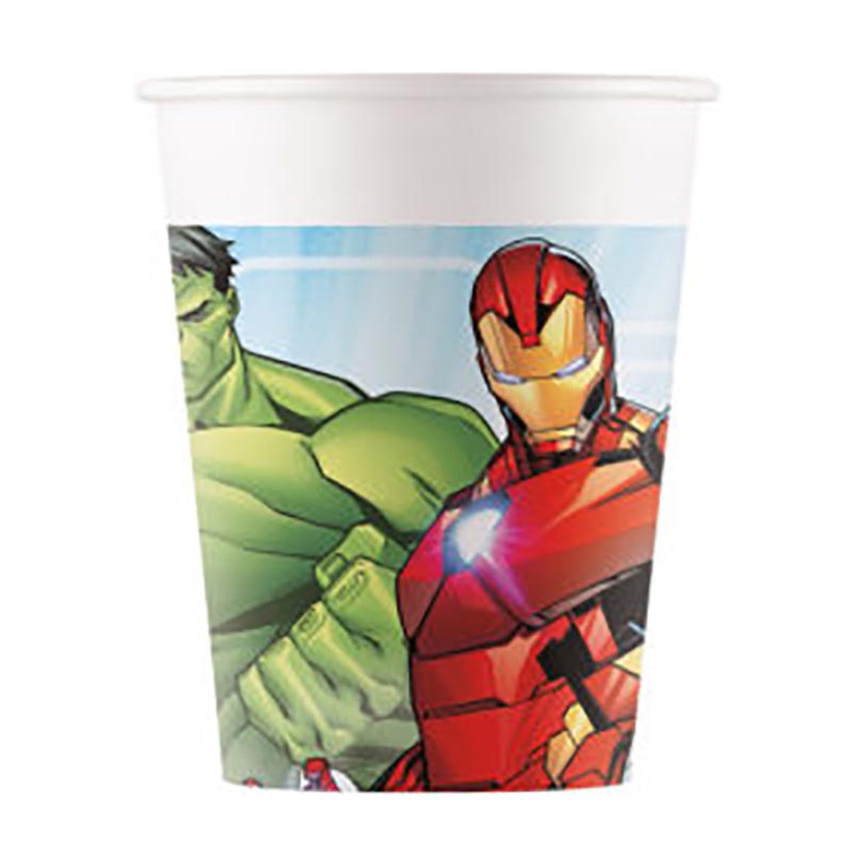 mighty-avengers-pappbecher-200-ml-avengers-8-stk image 1