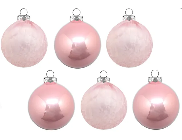 das-kost-mland-glaskugeln-eis-opal-rosa-8cm-6-st-ck image 1