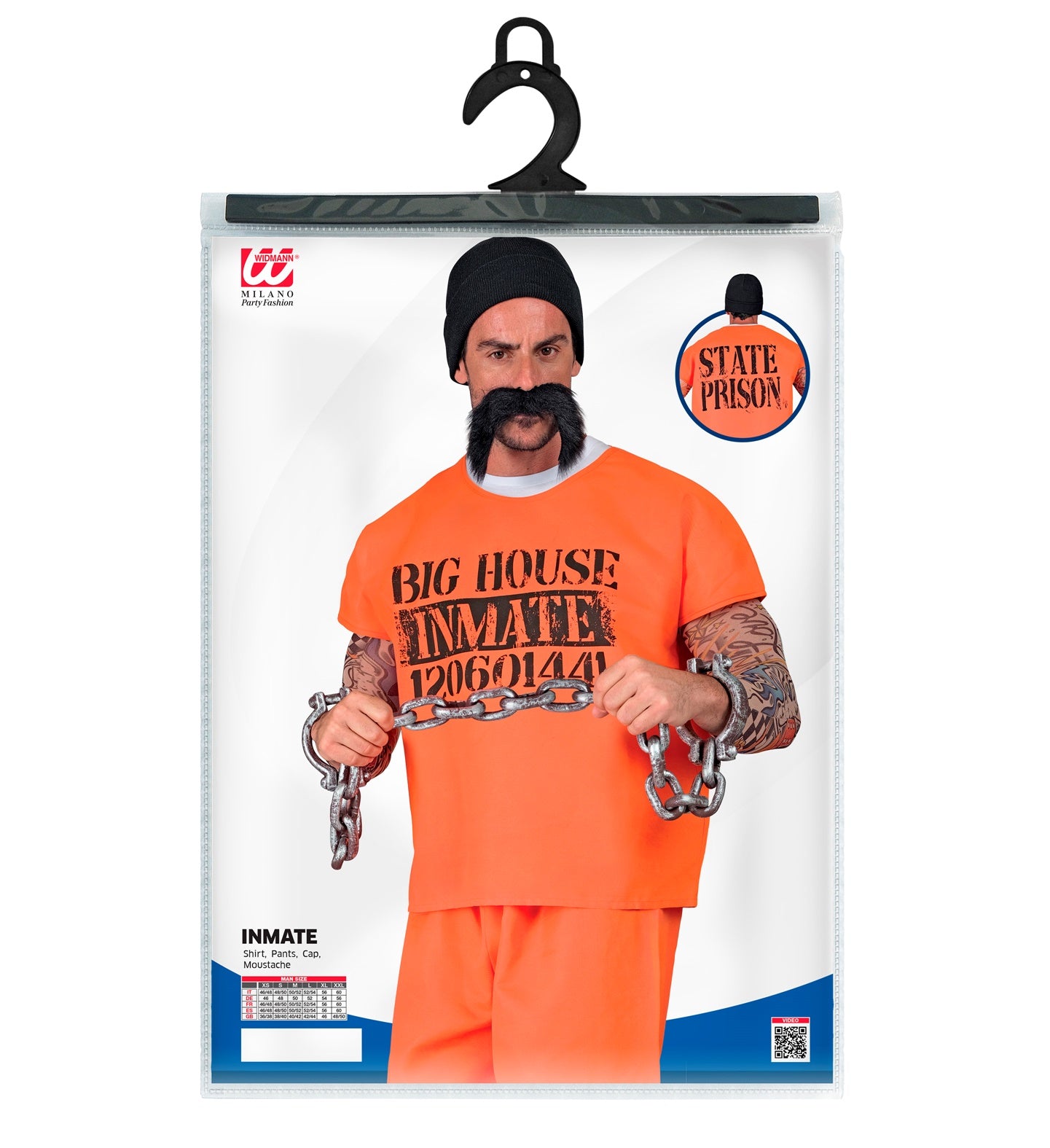 das-kost-mland-herren-str-fling-kost-m-orange-mit-bart image 5