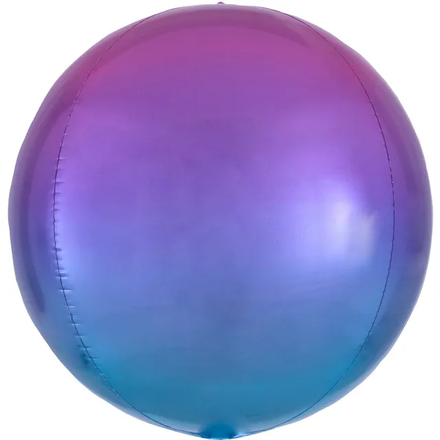 das-kost-mland-orbz-ombr-folienballon-40-cm-rot-blau image 1