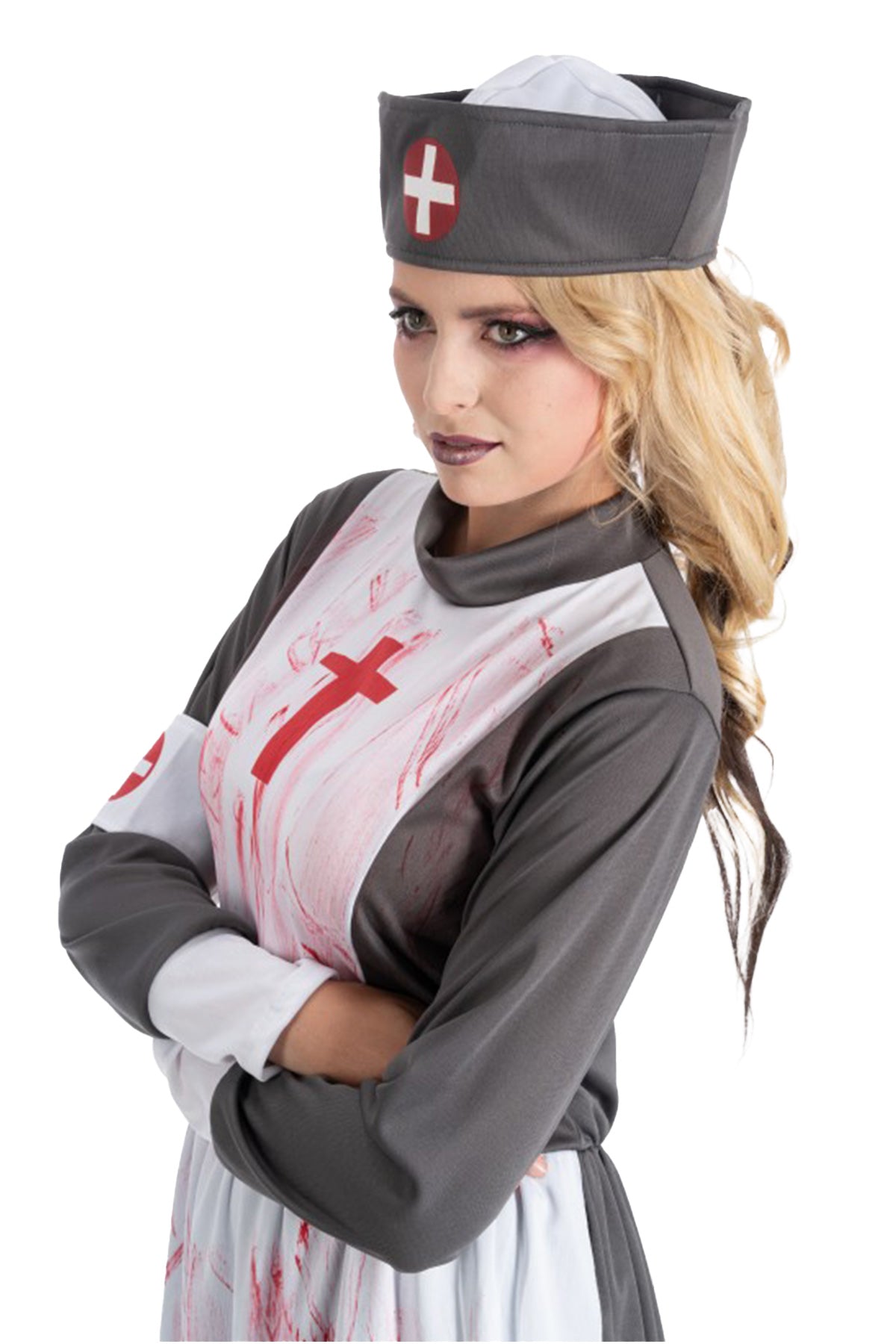 das-kost-mland-damen-bloody-nurse-krankenschwester-kost-m-l-blutig image 2