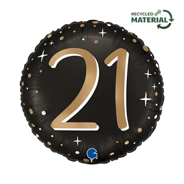 das-kost-mland-dekorationen-folienballon-46cm-sparkling-black-21 image 1