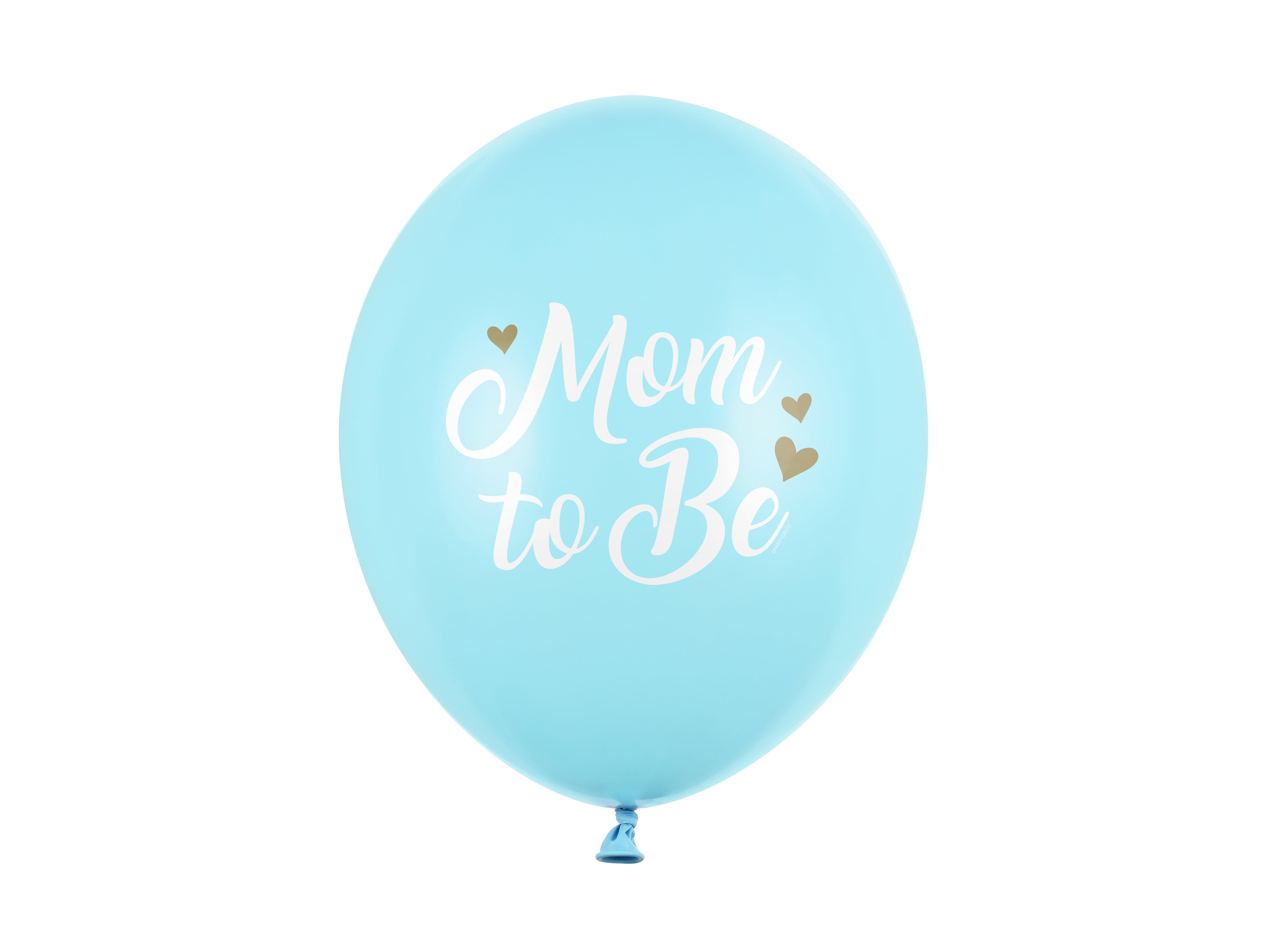das-kost-mland-dekorationen-mom-to-be-luftballon-hellblau-6-stk image 1