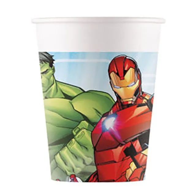 mighty-avengers-pappbecher-200-ml-avengers-8-stk image 1