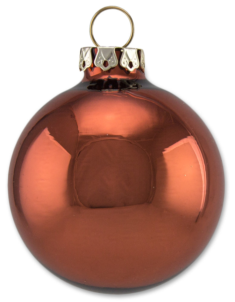 th-ringer-glasdesign-weihnachtskugel-set-8cm-kupfer-12-tlg-glitzer image 3