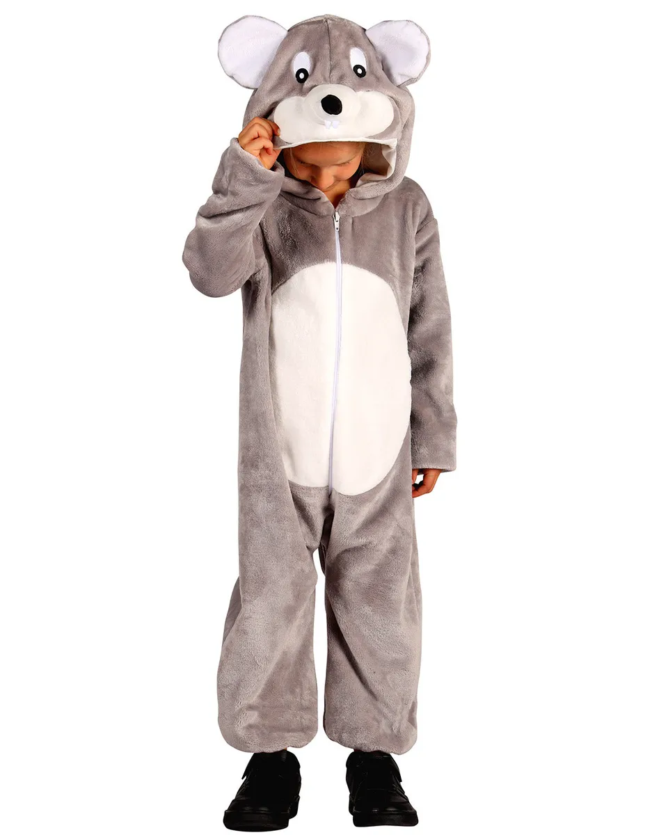 das-kost-mland-maus-babykost-m-overall-grau-gr-80 image 1
