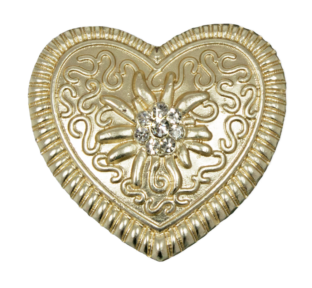 das-kost-mland-magnet-brosche-tuchhalter-gold-metall image 3