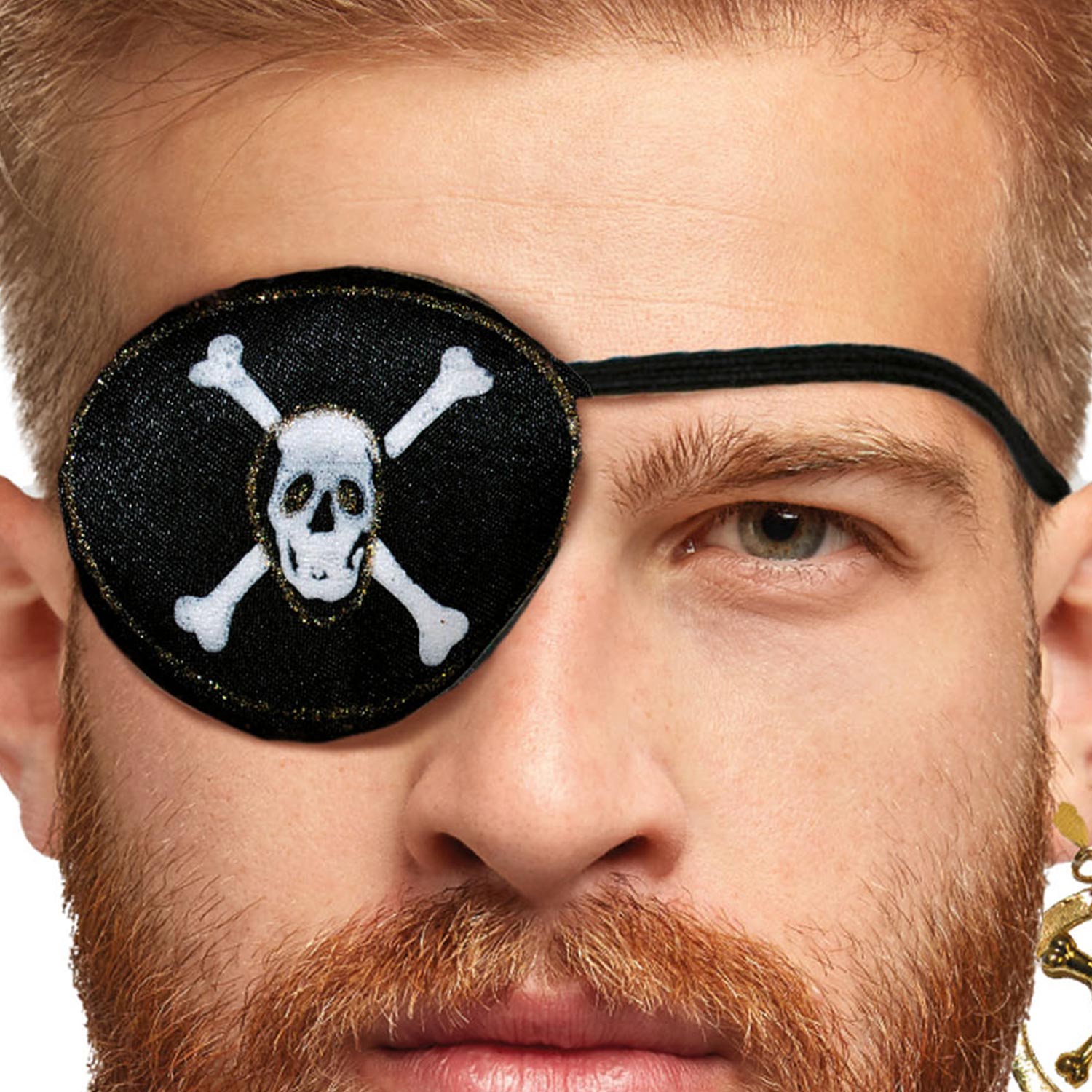 das-kost-mland-totenkopf-piraten-set-2-tlg-augenklappe-ohrring image 2