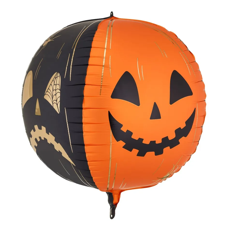 gruselige-k-rbisse-folienballon-bubble-50cm-halloween image 1