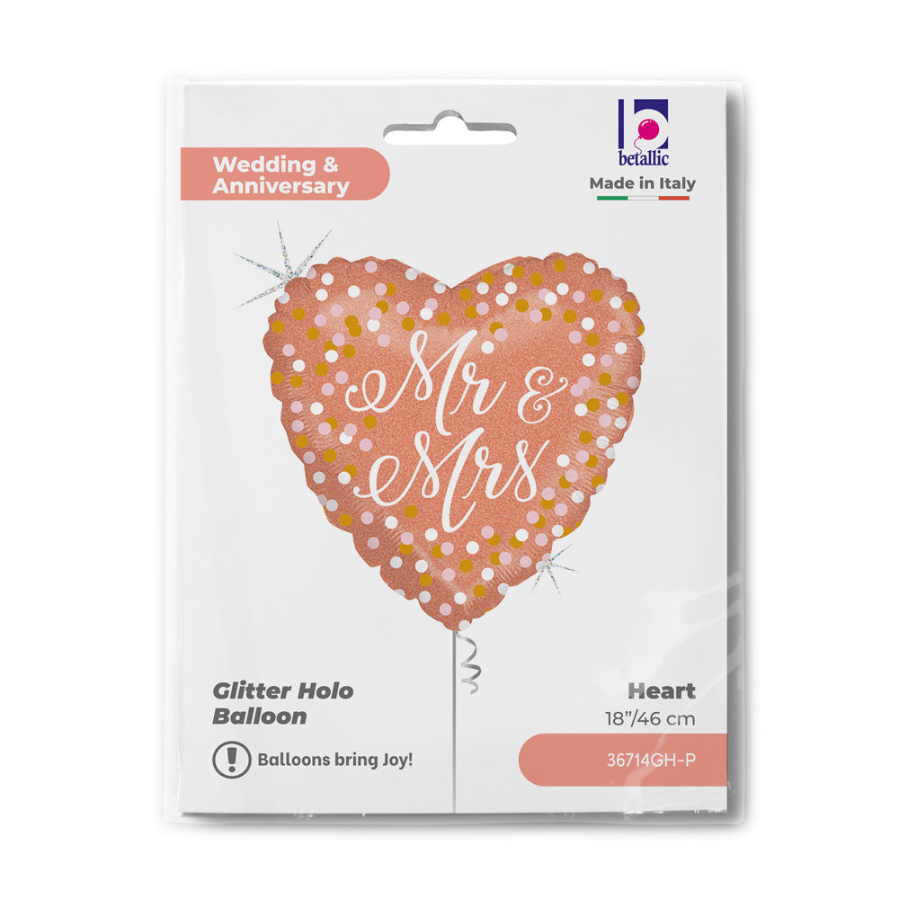 folienballon-mr-mrs-holo-46-cm-rosegold image 2