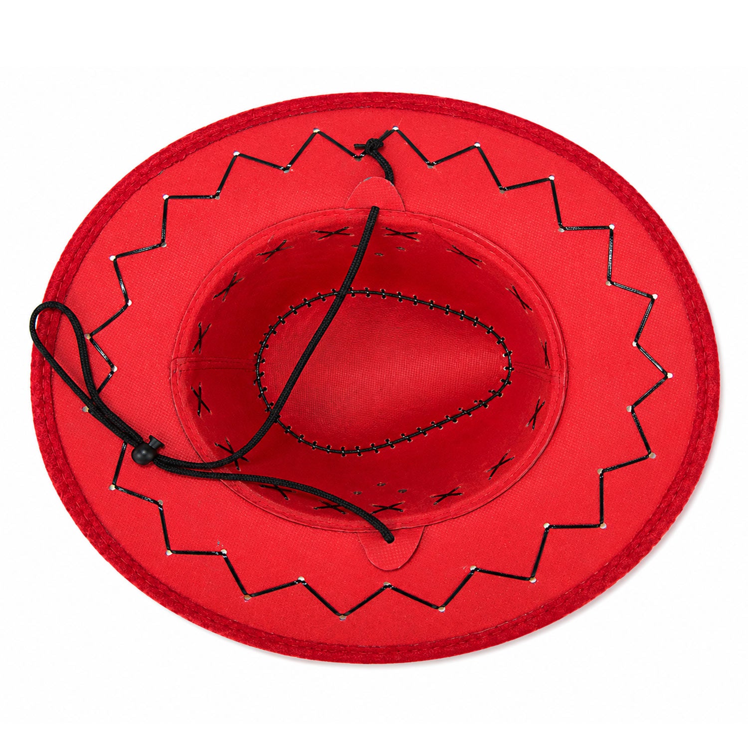 das-kost-mland-accessoires-kinder-cowboyhut-ziern-hte-rot-western image 2