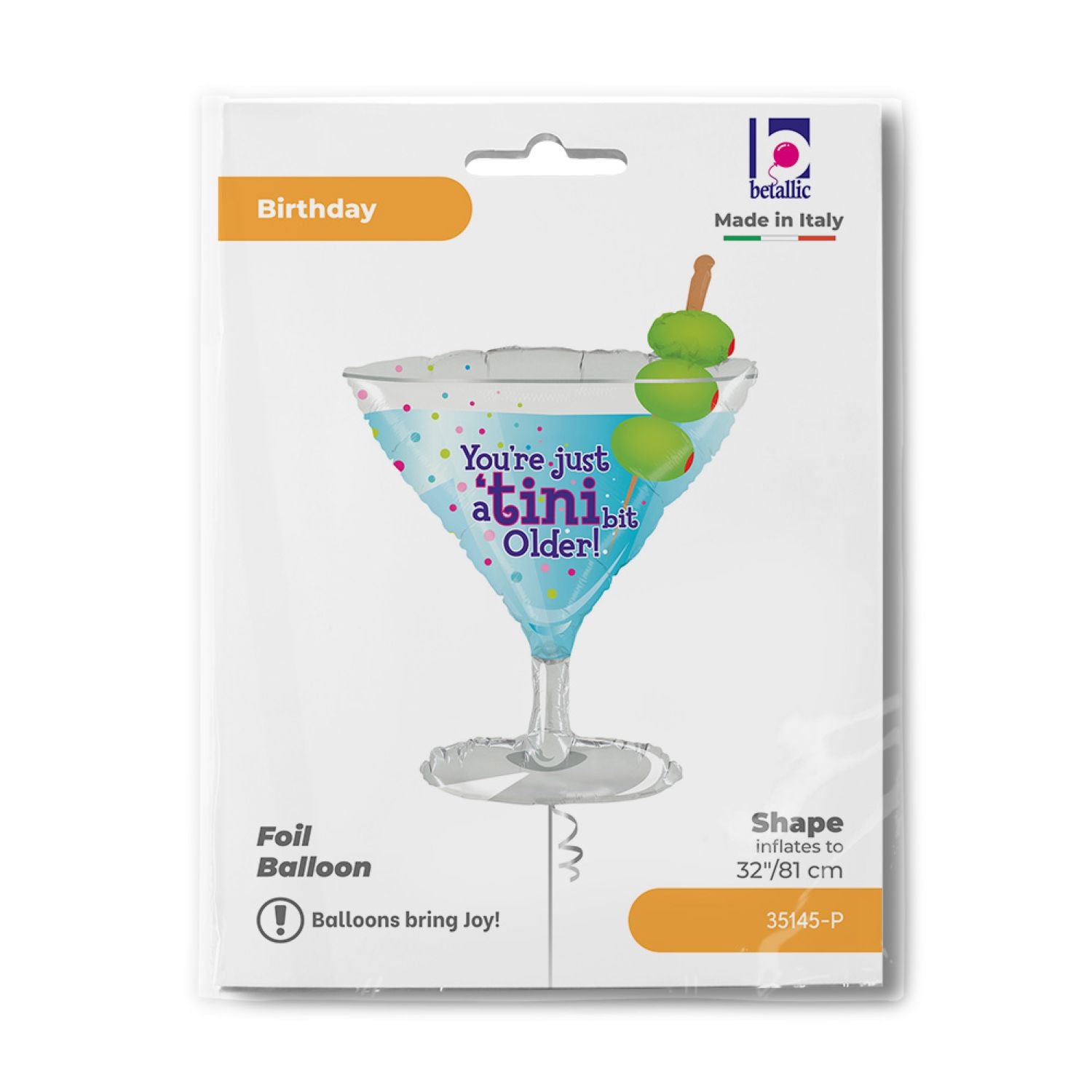 das-kost-mland-martini-glass-folienballon-81cm-tini-bit-older image 2