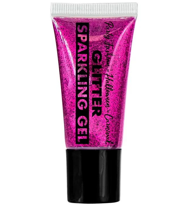 das-kost-mland-glitter-make-up-tube-pink-25ml-gesicht image 1