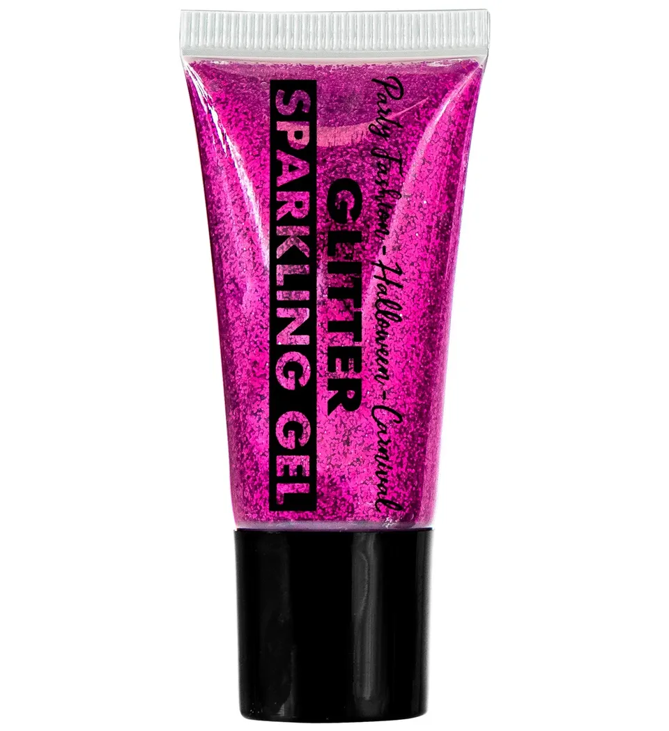 das-kost-mland-glitter-make-up-tube-pink-25ml-gesicht image 1
