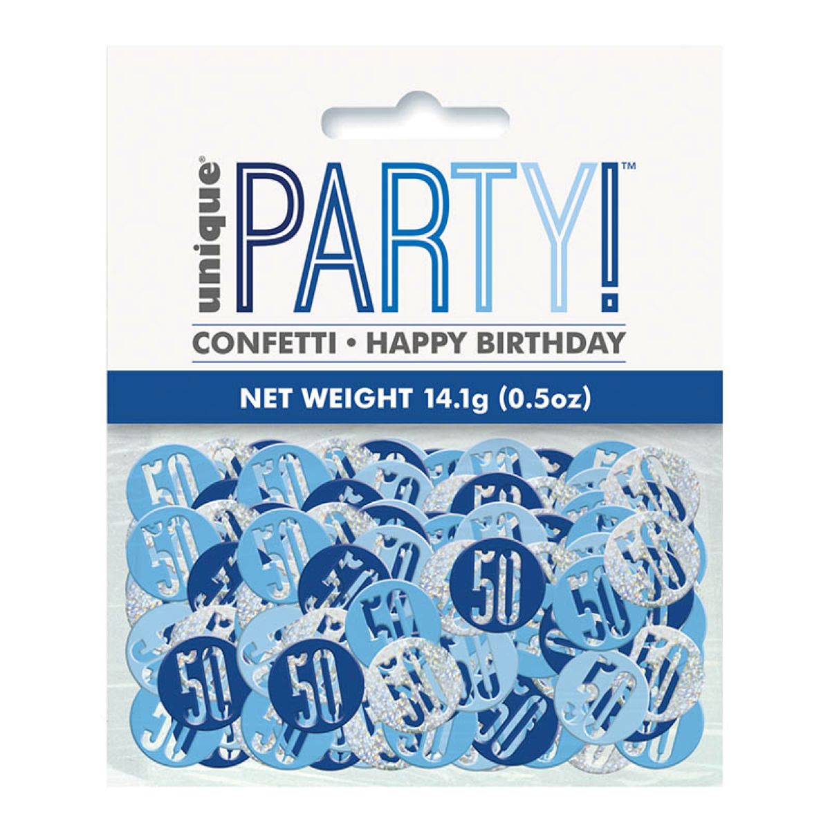 das-kost-mland-konfetti-metall-glitz-14g-blau-partydeko image 1