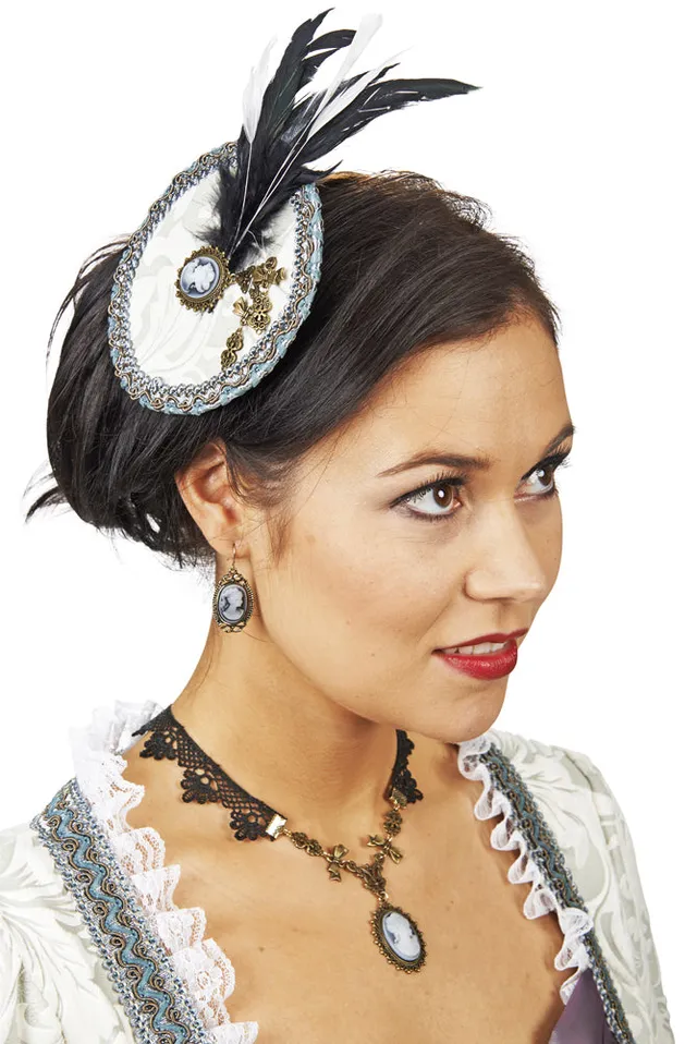 das-kost-mland-kimia-haarclip-barock-kamee-damen-federn image 1