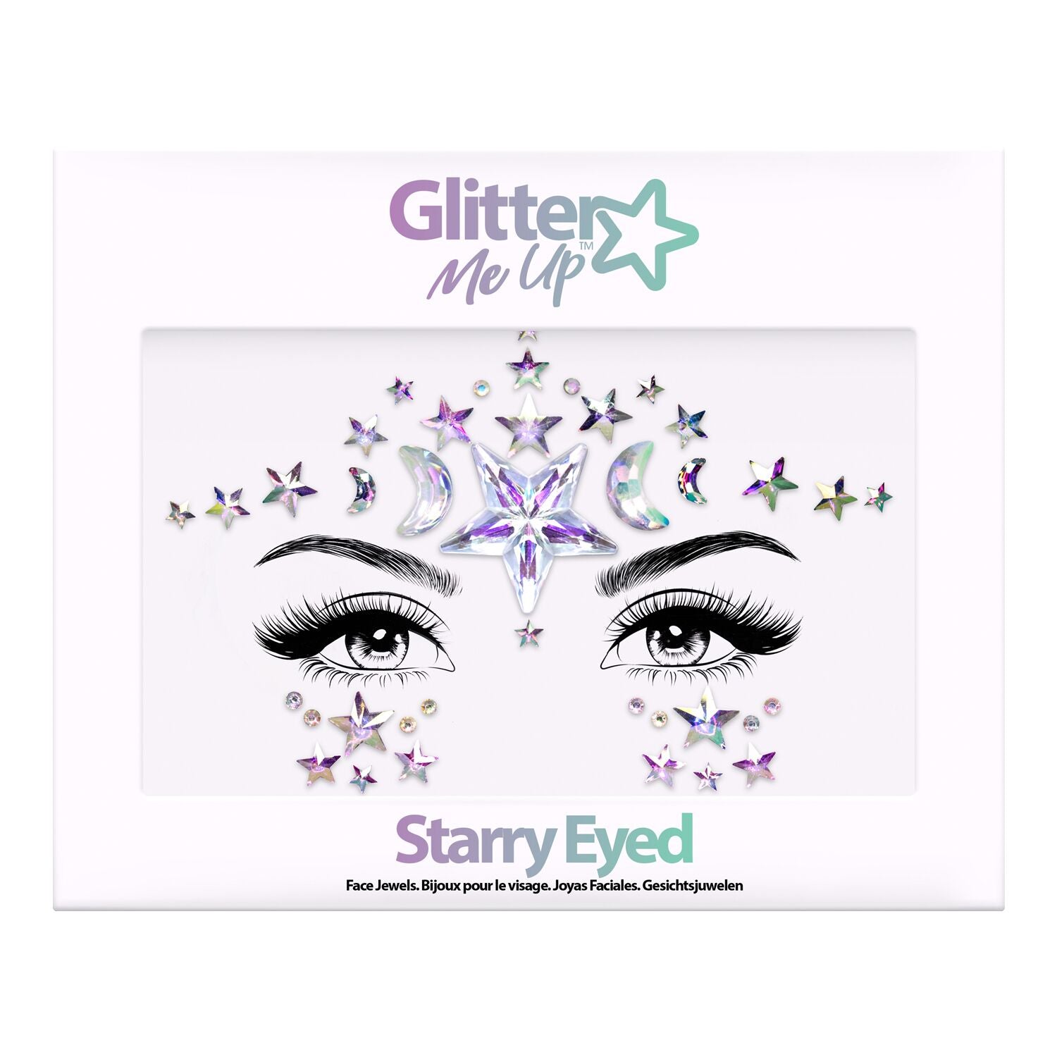 das-kost-mland-dekorationen-face-jewels-starry-eyed-glitzersteine image 2