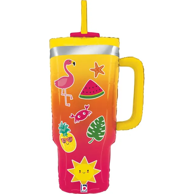 das-kost-mland-dekorationen-folienballon-sommer-trinkbecher-84-cm image 1