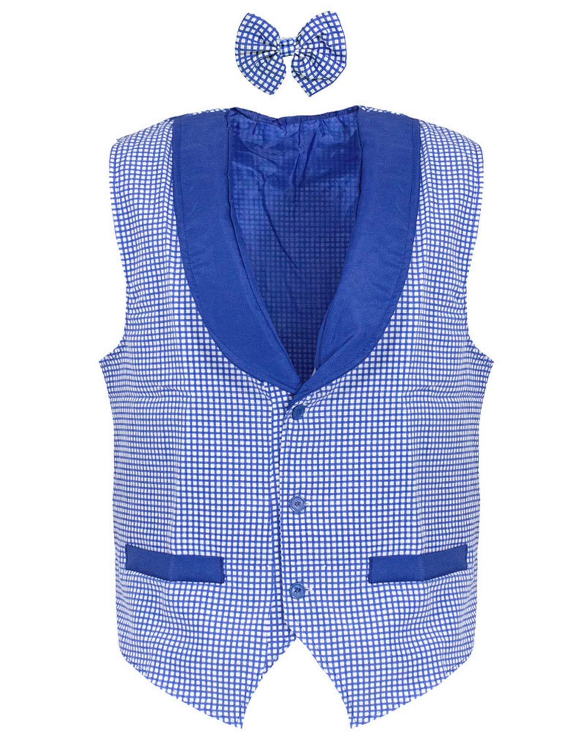 das-kost-mland-accessoires-oktoberfest-weste-fliege-blau-wei image 1
