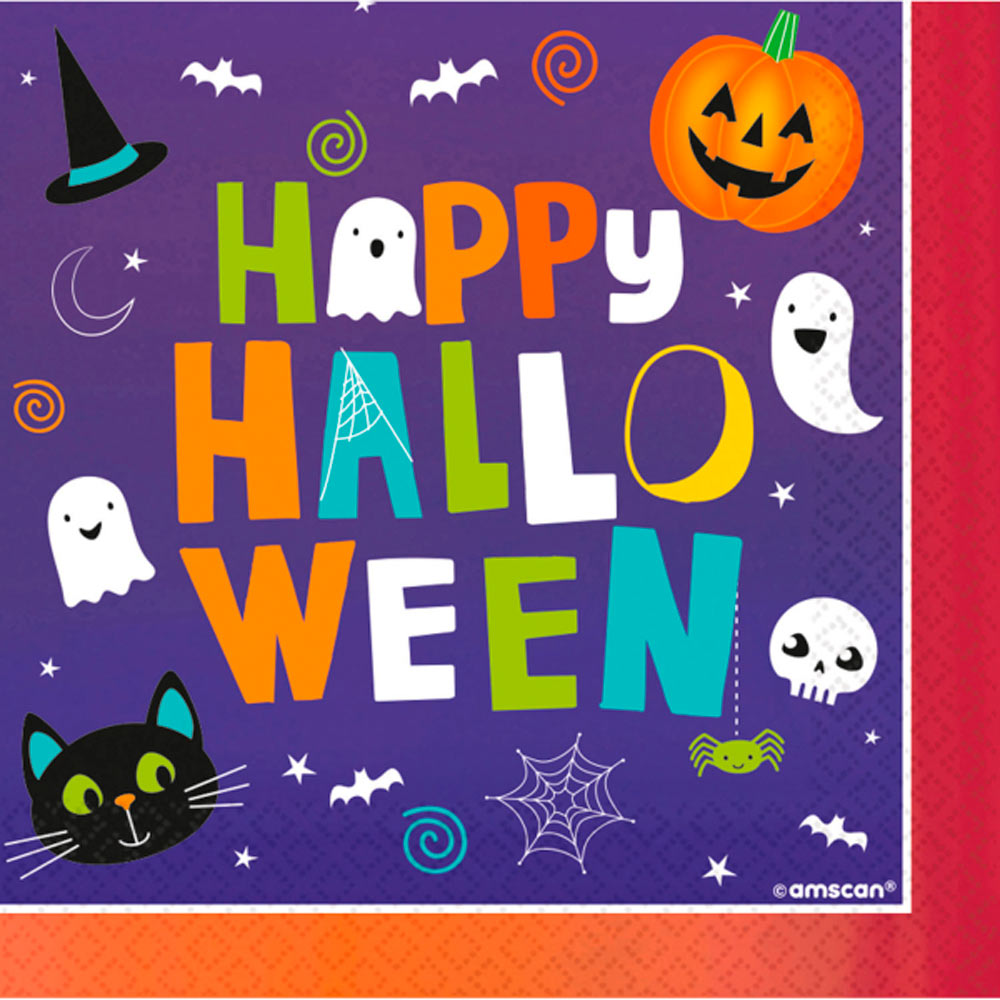 das-kost-mland-happy-halloween-servietten-16-stk-33x33cm image 2