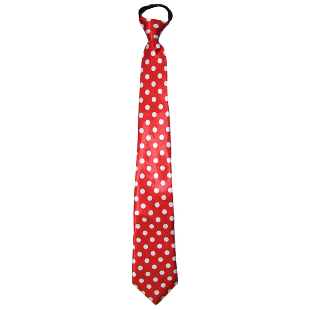 das-kost-mland-accessoires-fifties-krawatte-punkte-rot-wei image 1