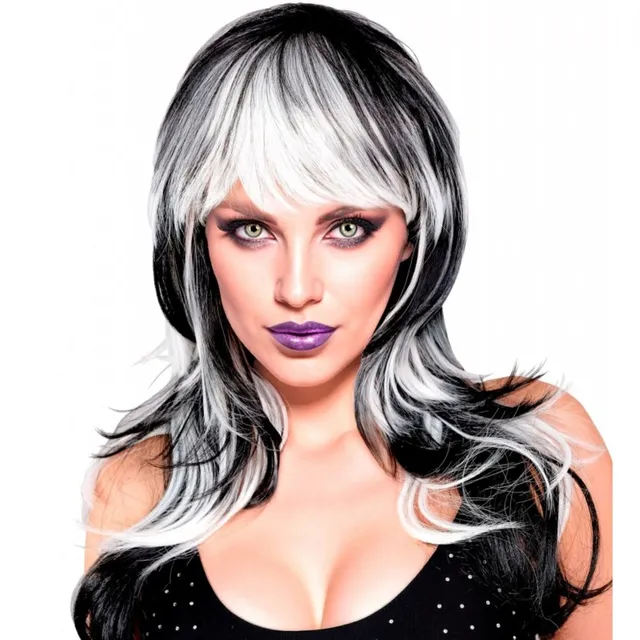 das-kost-mland-damen-per-cke-vampirin-per-cke-schwarz-wei image 1