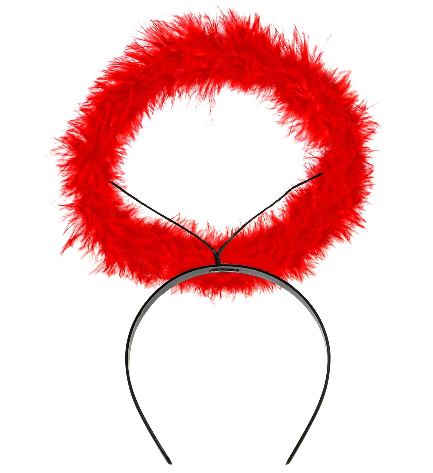 haarreif-heiligenschein-rot-marabou-zum-engelskost-m image 2