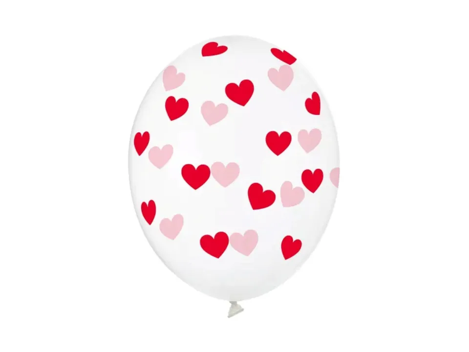 das-kost-mland-dekorationen-luftballon-30cm-rote-herzen-50-stk image 1