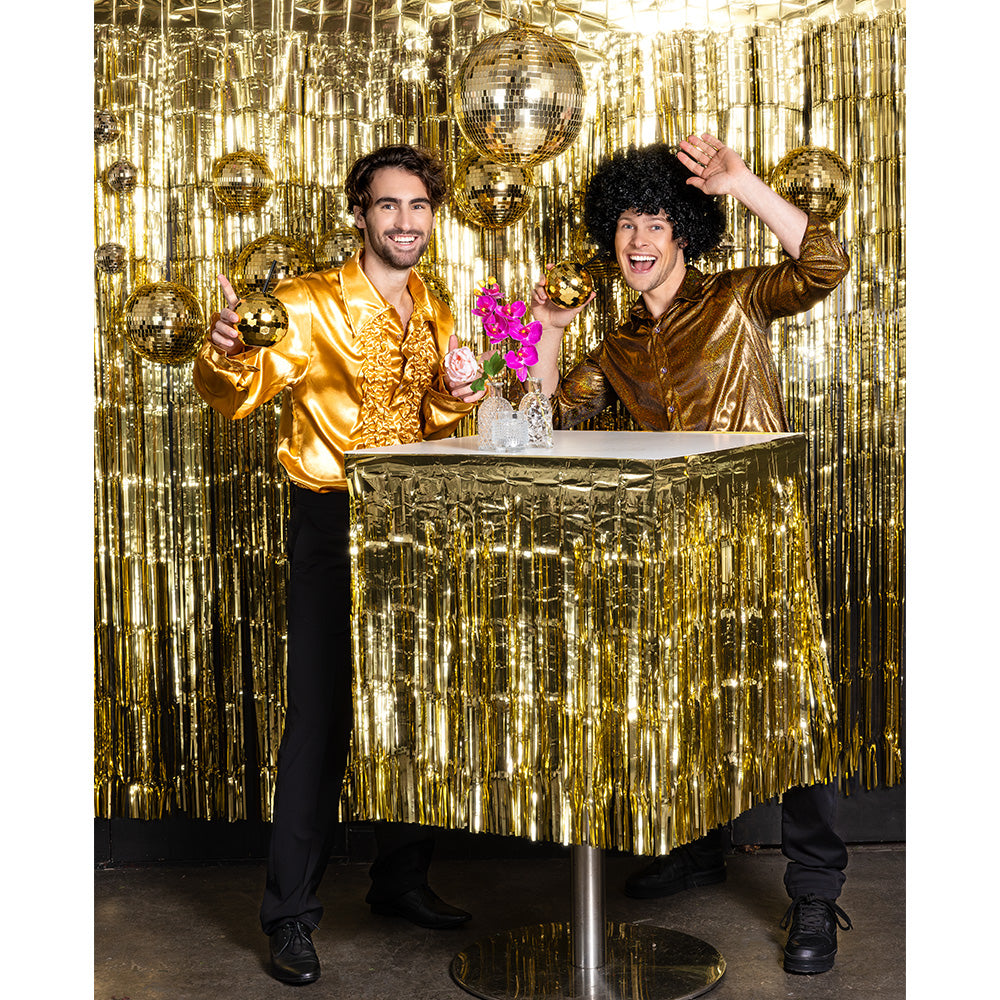das-kost-mland-herren-70er-disco-hemd-gold-partyhemd-l image 4