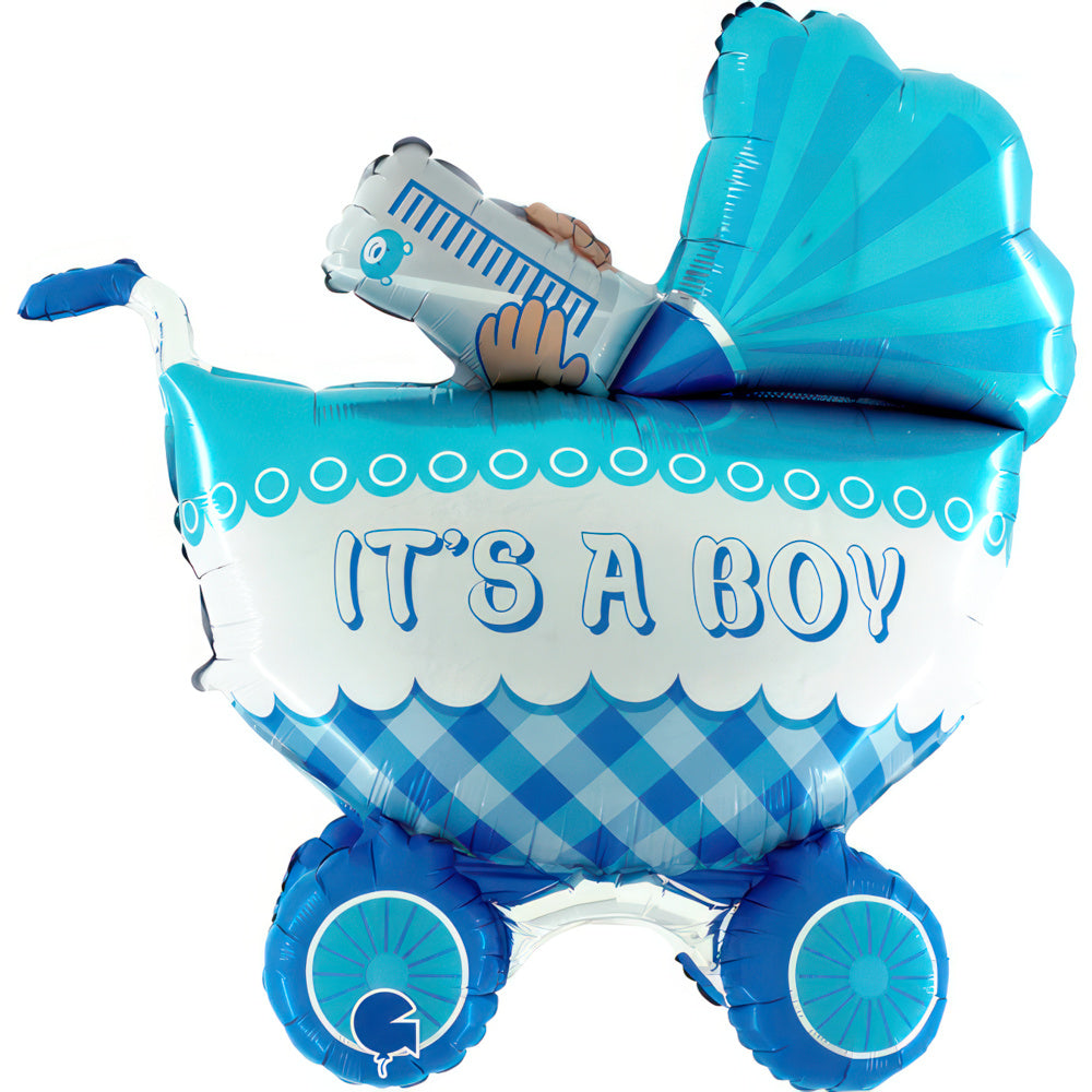 das-kost-mland-it-s-a-boy-buggy-folienballon-107cm-3d image 4
