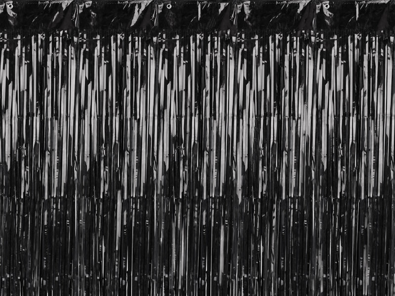 das-kost-mland-deko-lametta-t-rvorhang-90x250-cm-schwarz image 3