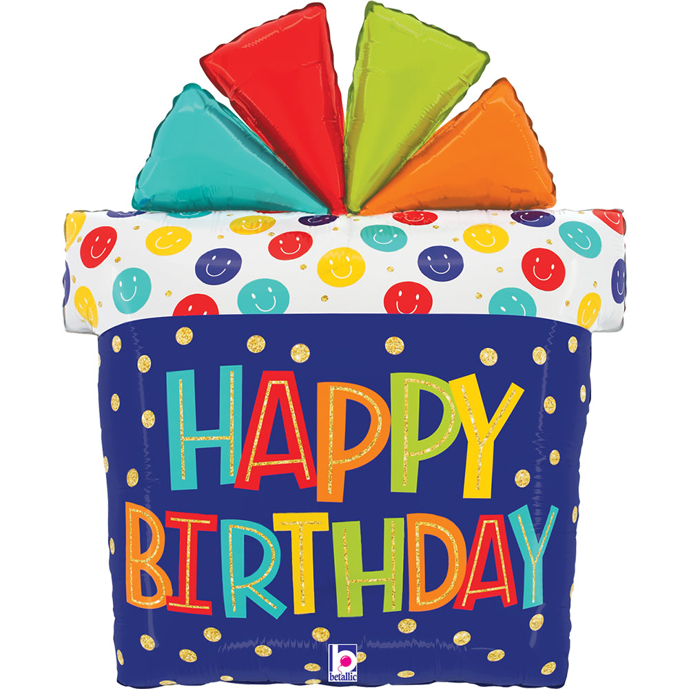 das-kost-mland-shape-folienballon-happy-birthday-geschenk-69cm image 1