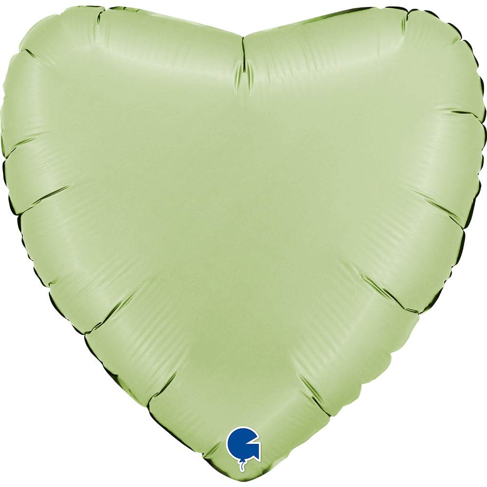 das-kost-mland-folienballon-uni-herz-56cm-satin-olivgr-n image 1