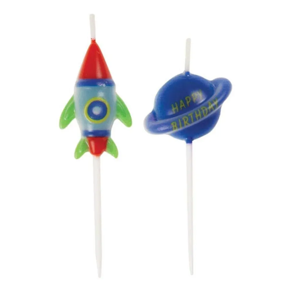 das-kost-mland-outer-space-kerzen-6stk-geburtstag-kuchen-weltraum image 1