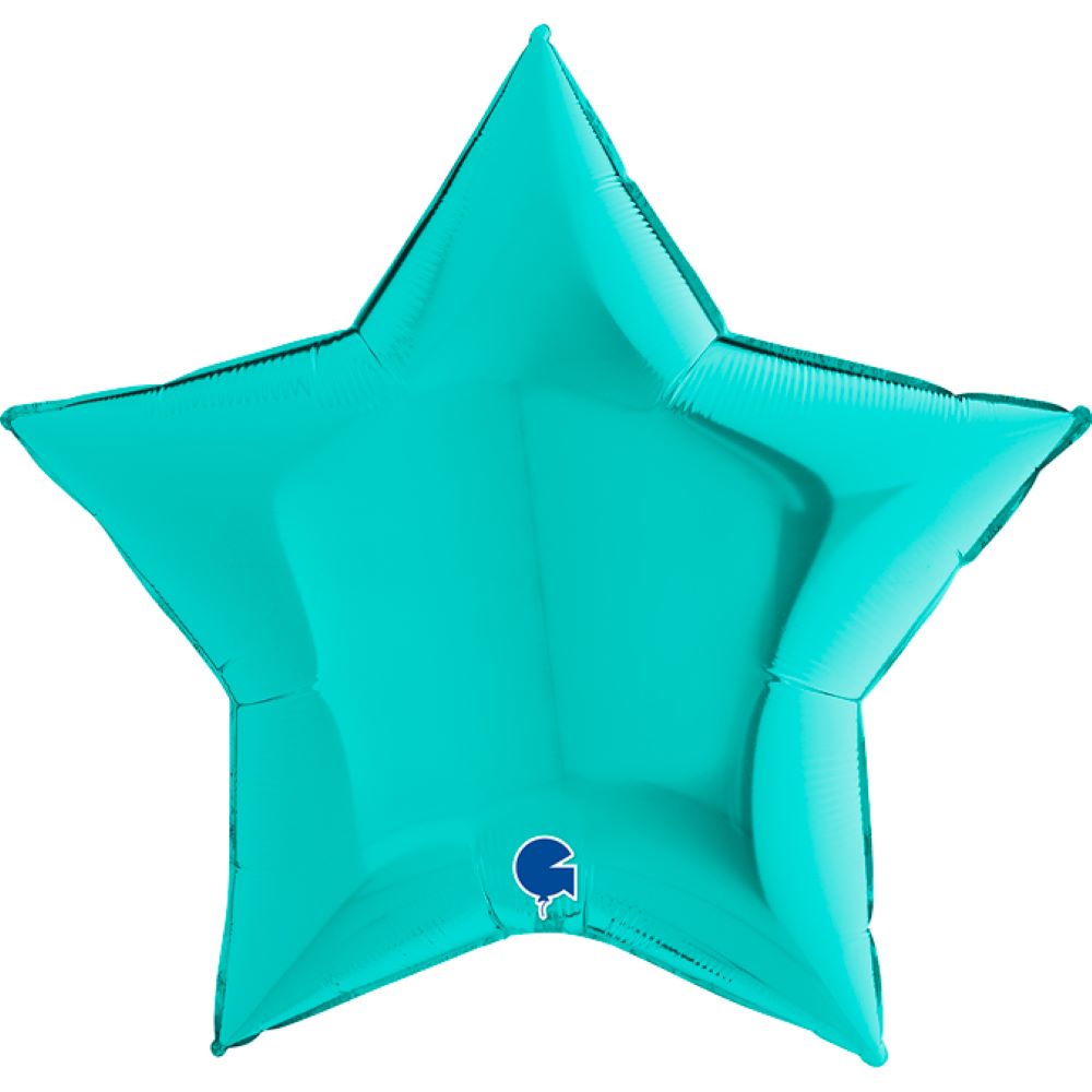 das-kost-mland-uni-stern-folienballon-91cm-tiffany-sternform image 1