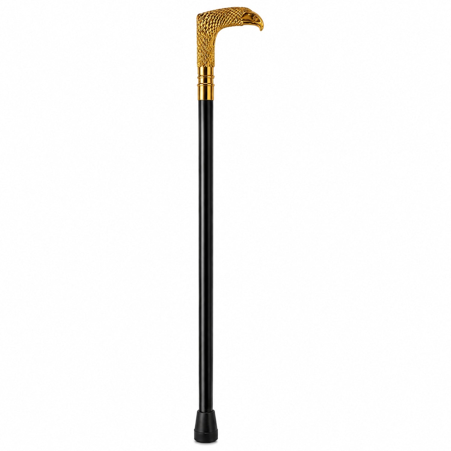 das-kost-mland-golden-horus-gehstock-adler-metall-schwarz-gold image 3