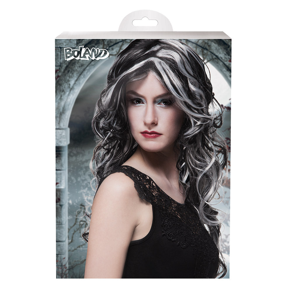 das-kost-mland-accessoires-hexen-per-cke-swamp-witch-schwarz-wei image 2