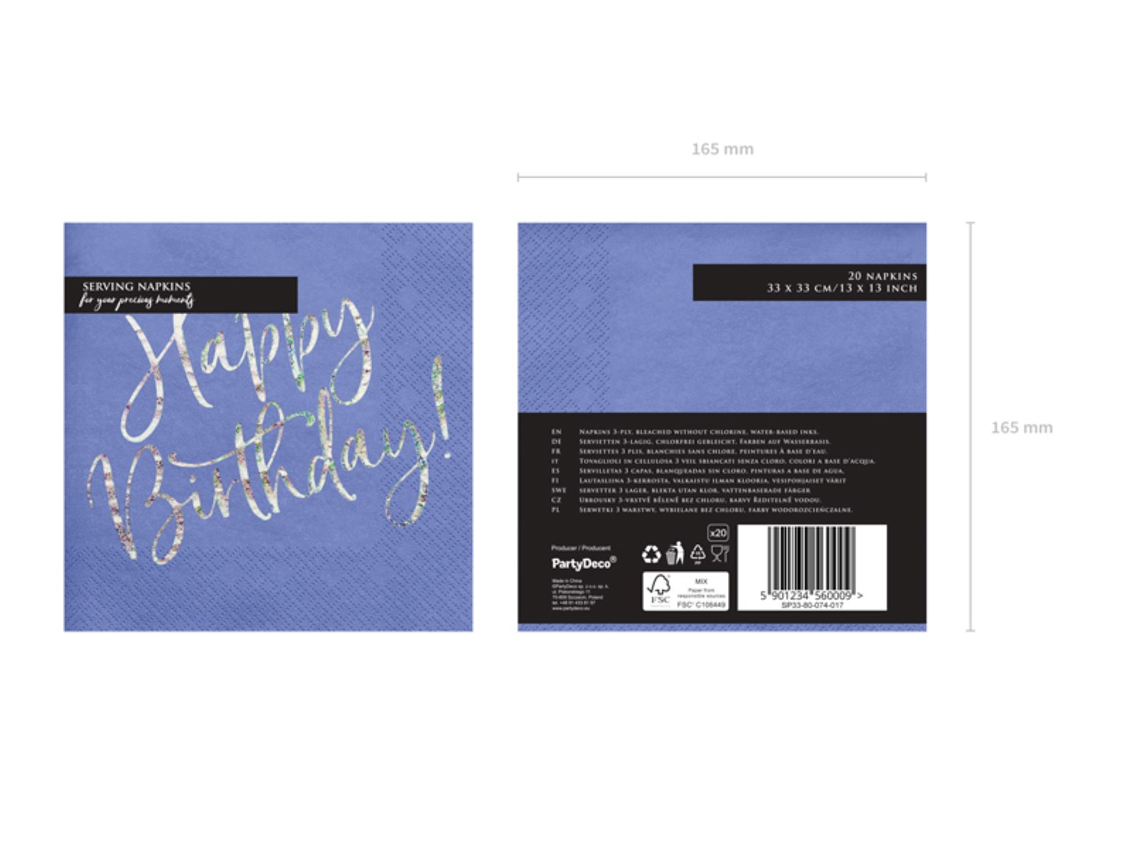 das-kost-mland-dekorationen-servietten-happy-birthday-blau-20-stk-33cm image 3