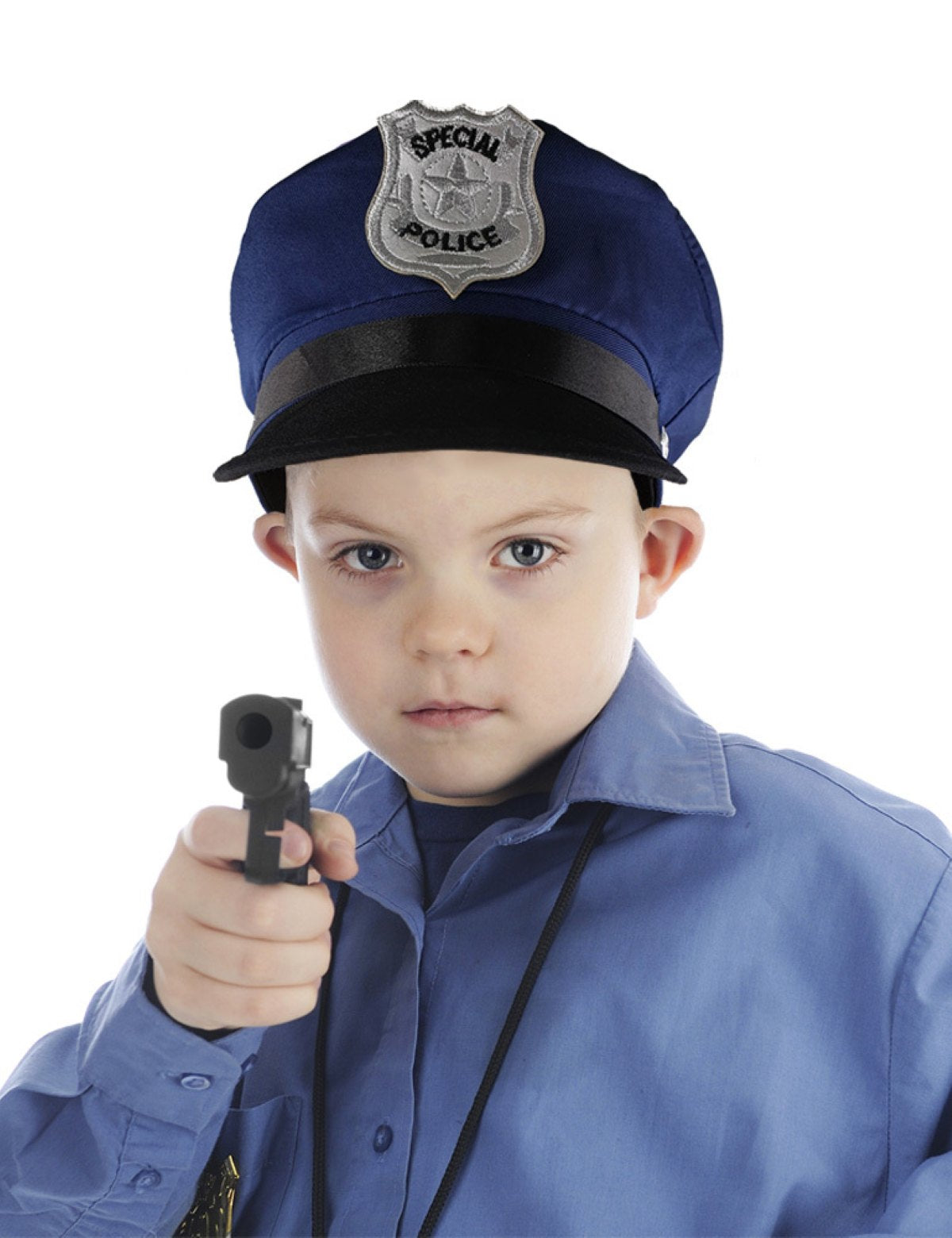 das-kost-mland-special-police-polizei-m-tze-kinder-blau-55-cm image 1