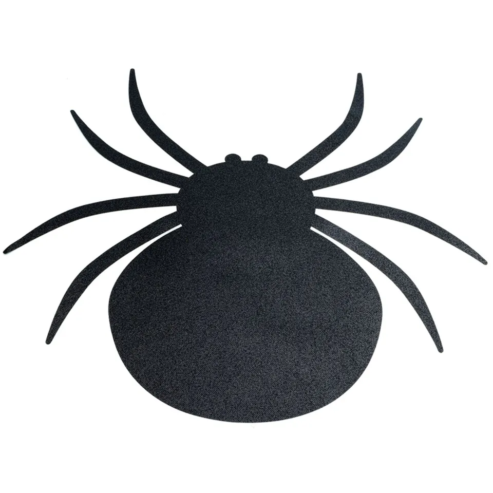 das-kost-mland-dekorationen-halloween-tischset-spinne-4er-schwarz image 1
