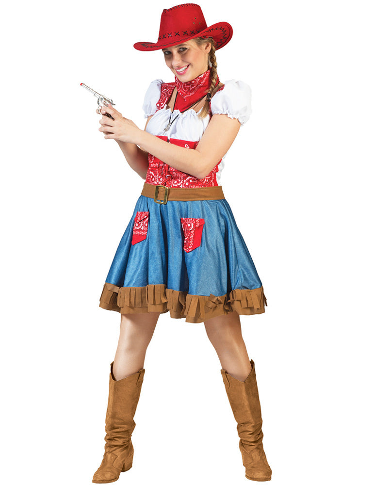 das-kost-mland-arizona-cowgirl-kost-m-damen-kleid-blau-rot image 2