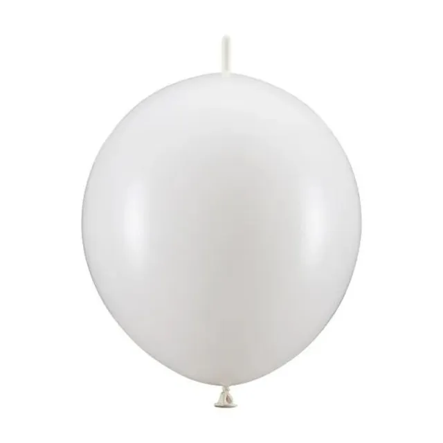 das-kost-mland-latexballon-verbindungsballon-wei-28cm-20-st-ck image 1