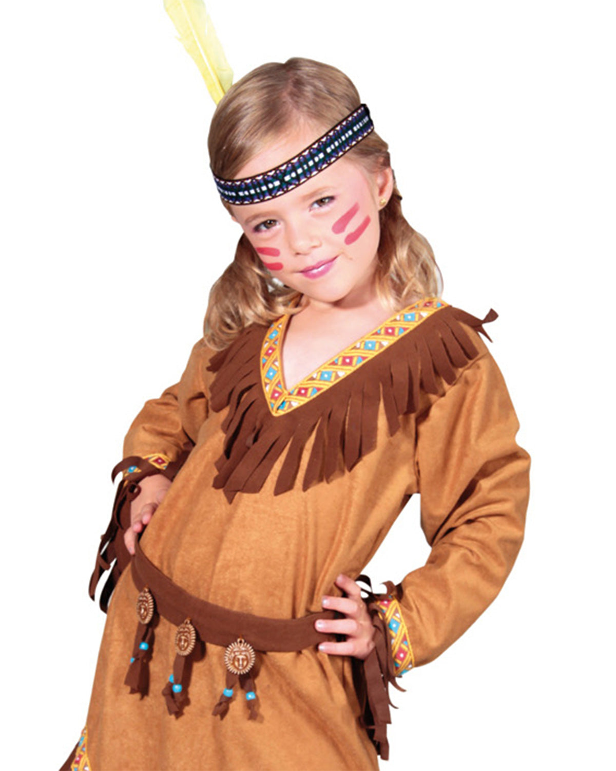 das-kost-mland-namida-indianerin-kost-m-m-dchen-braun-fransen image 3
