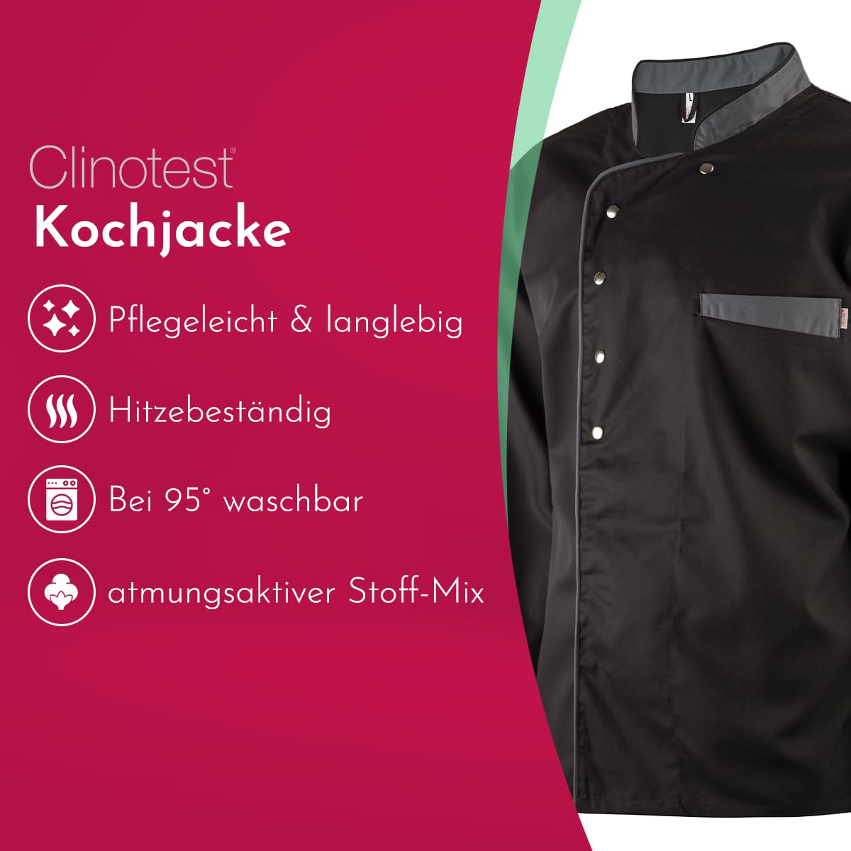 clinotest-herren-kochjacke-langarm-wei-gr-l-kochfest image 2