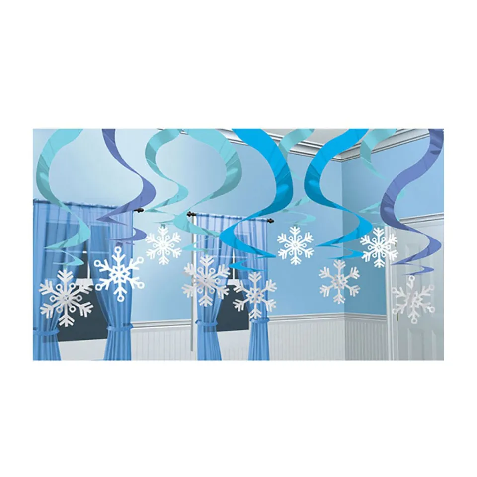swirldeko-eiskristall-h-ngedeko-60cm-15-st-ck-winter image 1